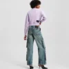 PANTALONES DE VAQUERO RELAJADOS DE TALLA MEDIA