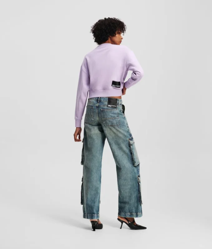 PANTALONES DE VAQUERO RELAJADOS DE TALLA MEDIA
