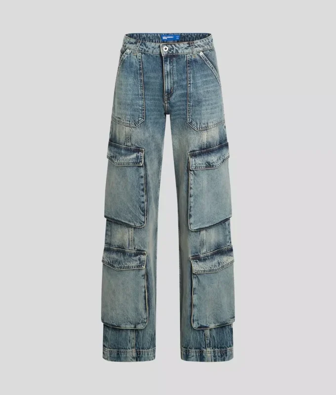PANTALONES DE VAQUERO RELAJADOS DE TALLA MEDIA