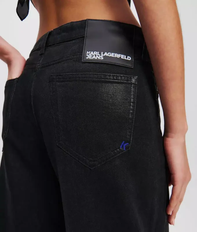 PANTALONES DE VAQUERO RELAJADOS DE TALLA MEDIA CON RECUBRIMIENTO