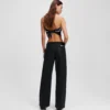 PANTALONES DE VAQUERO RELAJADOS DE TALLA MEDIA CON RECUBRIMIENTO