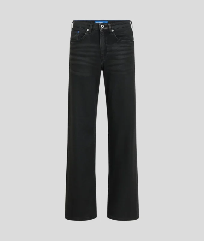PANTALONES DE VAQUERO RELAJADOS DE TALLA MEDIA CON RECUBRIMIENTO