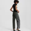 PANTALONES DE VAQUERO RELAJADOS DE TALLA MEDIA Y DOS TONOS