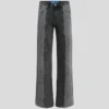 PANTALONES DE VAQUERO RELAJADOS DE TALLA MEDIA Y DOS TONOS