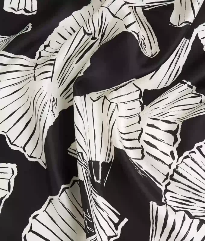 Pañuelo pequeño con diseño de abanico K/Signature