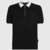Polo con cuello en contraste