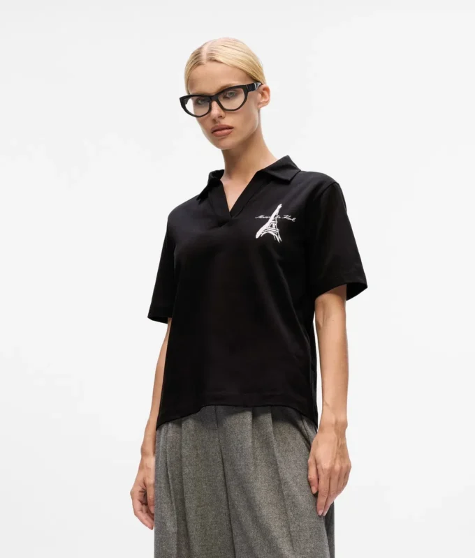 Polo con dibujo de París