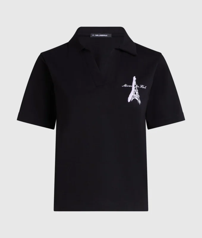 Polo con dibujo de París