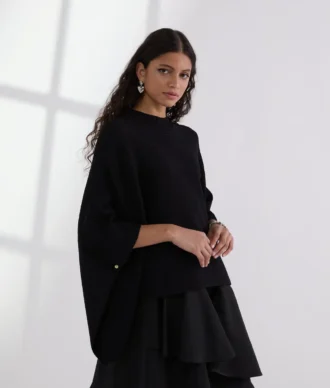 PONCHO DE PUNTO CANALÉ