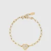 Pulsera con dije en forma de corazón