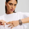 PULSERA DE CRISTALES EN CAPAS