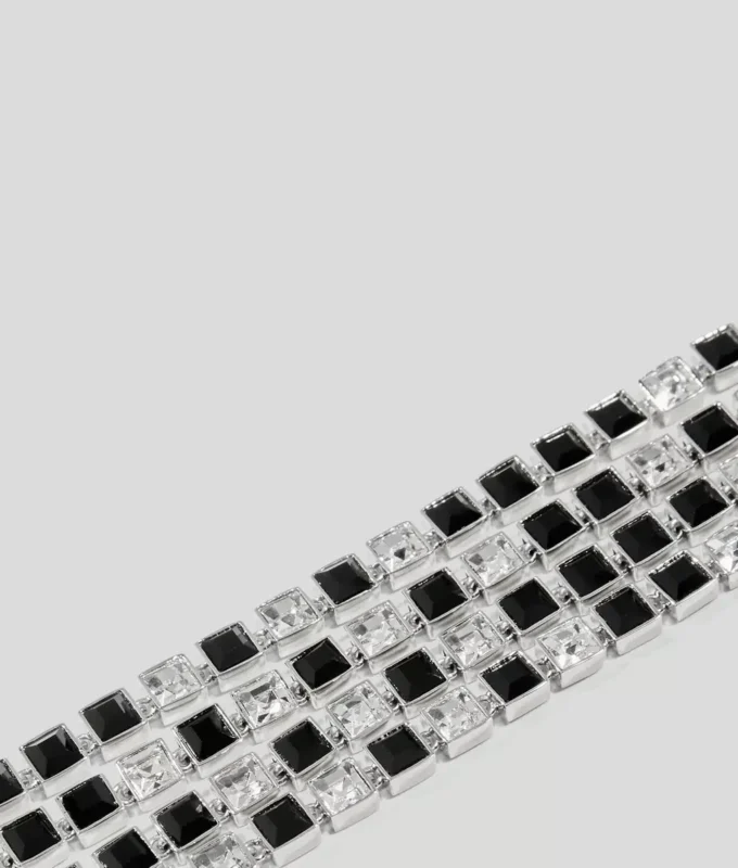 PULSERA DE CRISTALES EN CAPAS