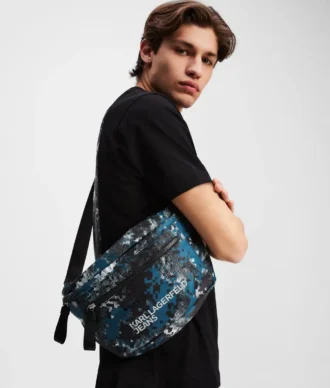 RIÑONERA DE NYLON CON ESTAMPADO DIGITAL