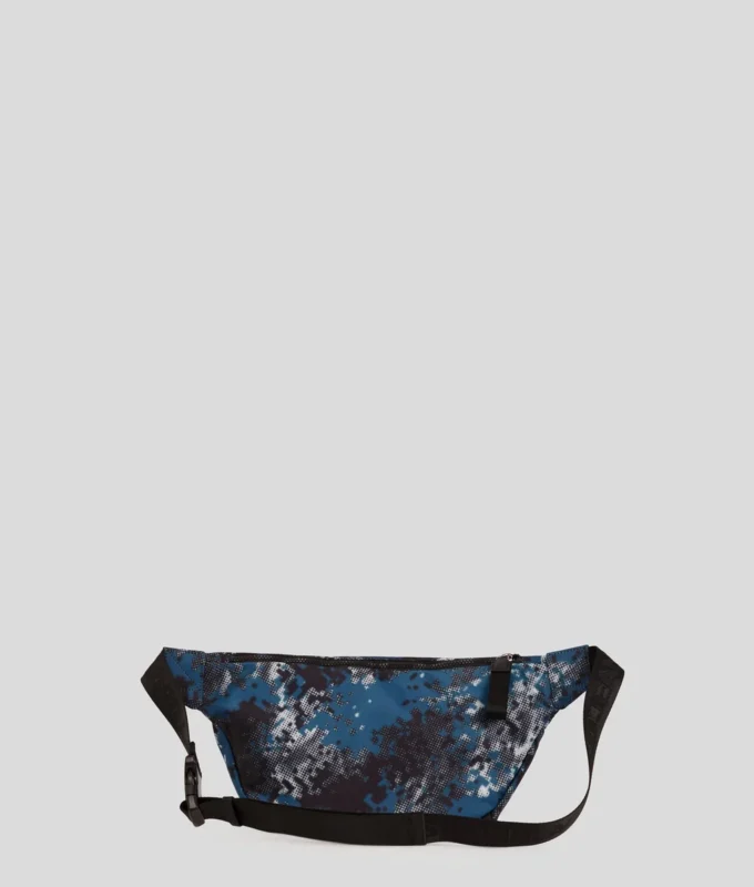 RIÑONERA DE NYLON CON ESTAMPADO DIGITAL