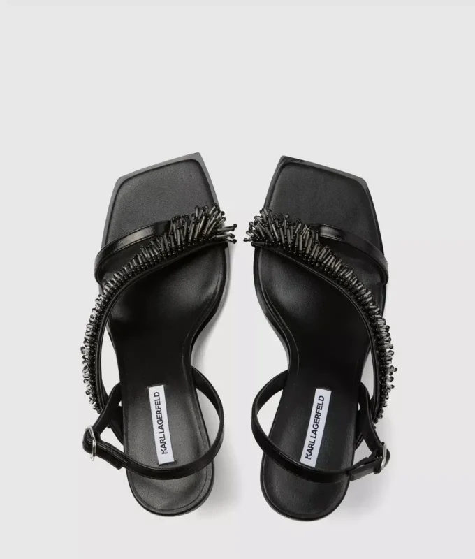 Sandalias de tacón con flecos Karmel