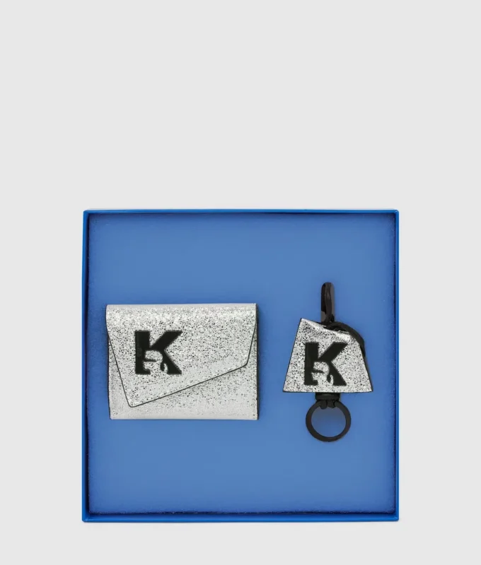 Set de regalo con cartera y llavero Geo