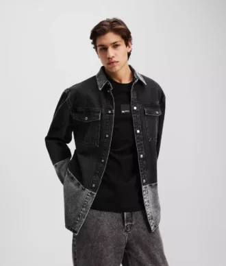 SOBRECAMISA DE DENIM OMBRÉ