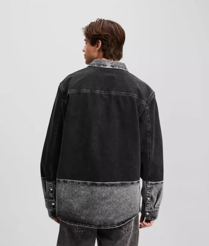 SOBRECAMISA DE DENIM OMBRÉ