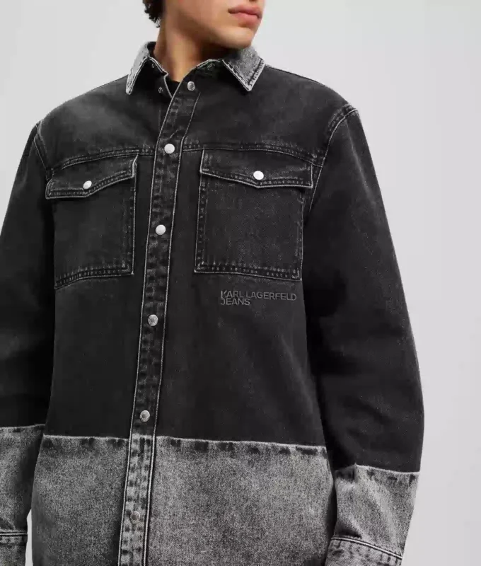 SOBRECAMISA DE DENIM OMBRÉ