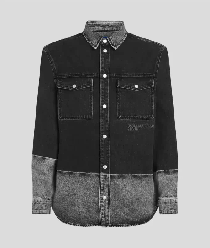 SOBRECAMISA DE DENIM OMBRÉ