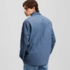 SOBRECAMISA DE MATERIALES MIXTOS