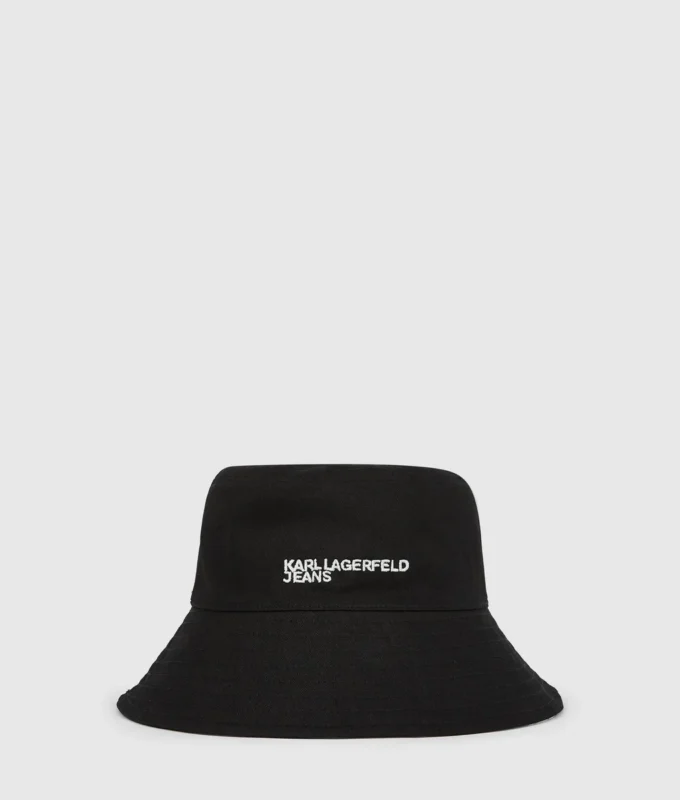 Sombrero tipo pescador reversible con estampado de grafitis