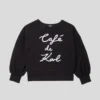 SUDADERA CAFÉ DE KARL PARA NIÑA