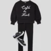 SUDADERA CAFÉ DE KARL PARA NIÑA