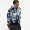 Sudadera con capucha con efecto pintura integral