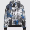 Sudadera con capucha con efecto pintura integral