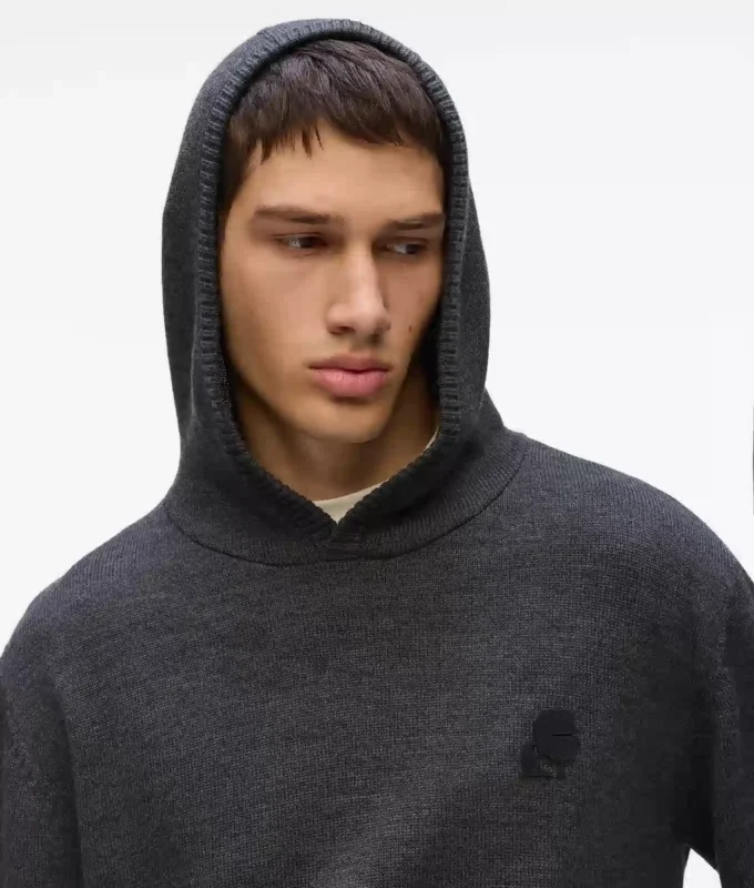 Sudadera con capucha de punto Kameo
