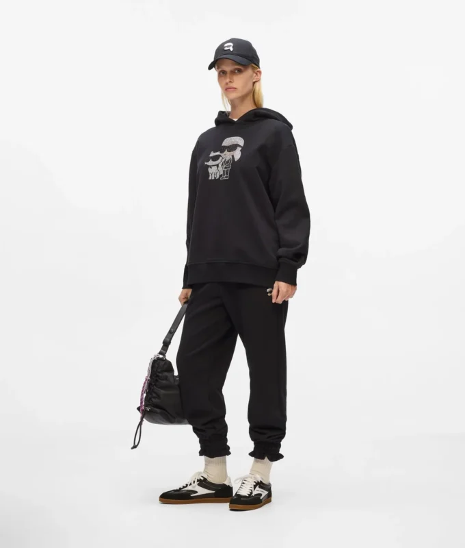 Sudadera con capucha Ikon con pedrería