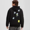 SUDADERA CON CAPUCHA KARL PRINT