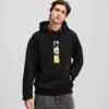 SUDADERA CON CAPUCHA KARL PRINT