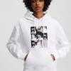 SUDADERA CON CAPUCHA KARL PRINT