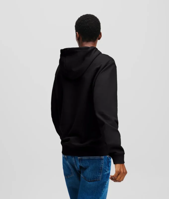 SUDADERA CON CAPUCHA KLJ BOX LOGO