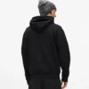 Sudadera con capucha y bolsillo de denim