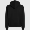 Sudadera con capucha y bolsillo de denim