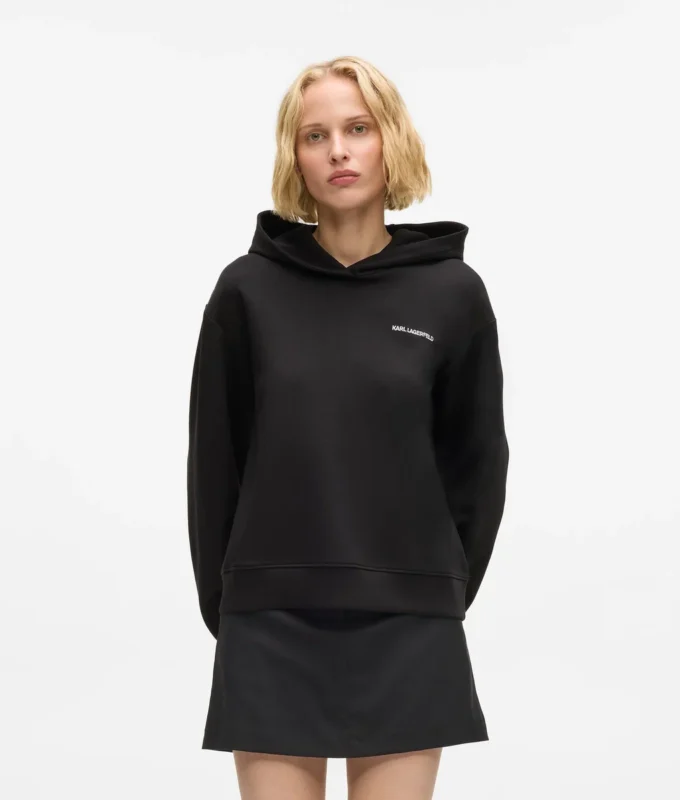 Sudadera con capucha y cinta con logotipo