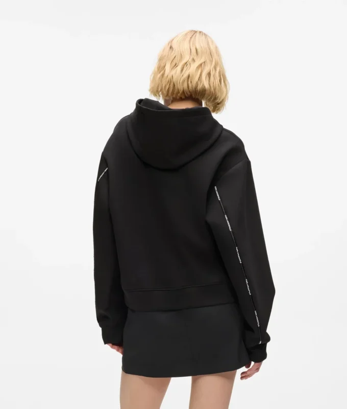 Sudadera con capucha y cinta con logotipo