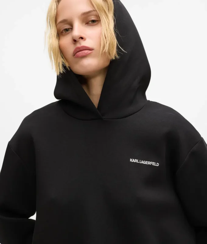 Sudadera con capucha y cinta con logotipo