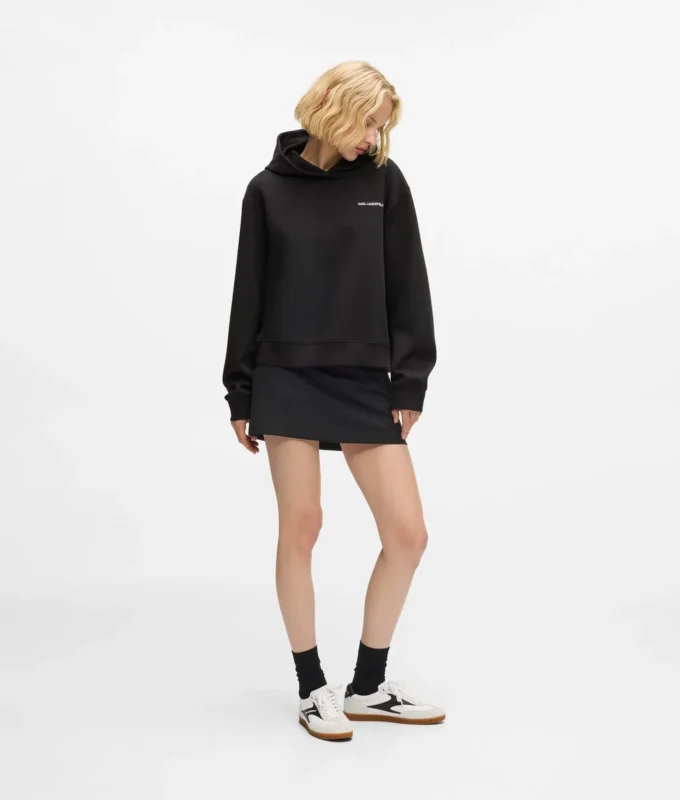 Sudadera con capucha y cinta con logotipo