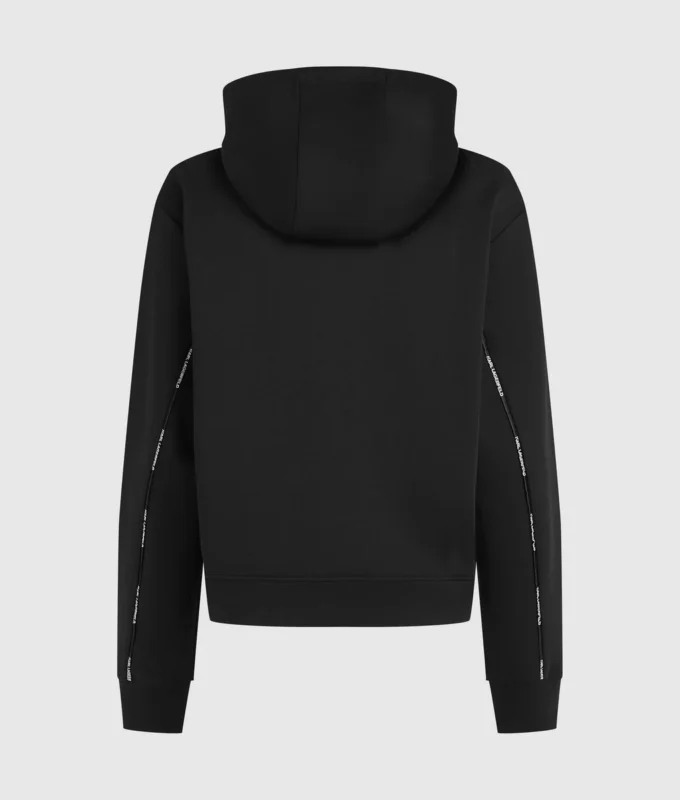 Sudadera con capucha y cinta con logotipo