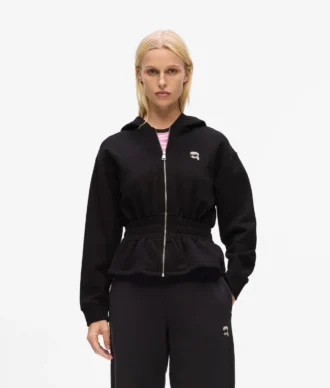 Sudadera con capucha y cremallera ajustada Ikon