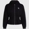 Sudadera con capucha y cremallera ajustada Ikon