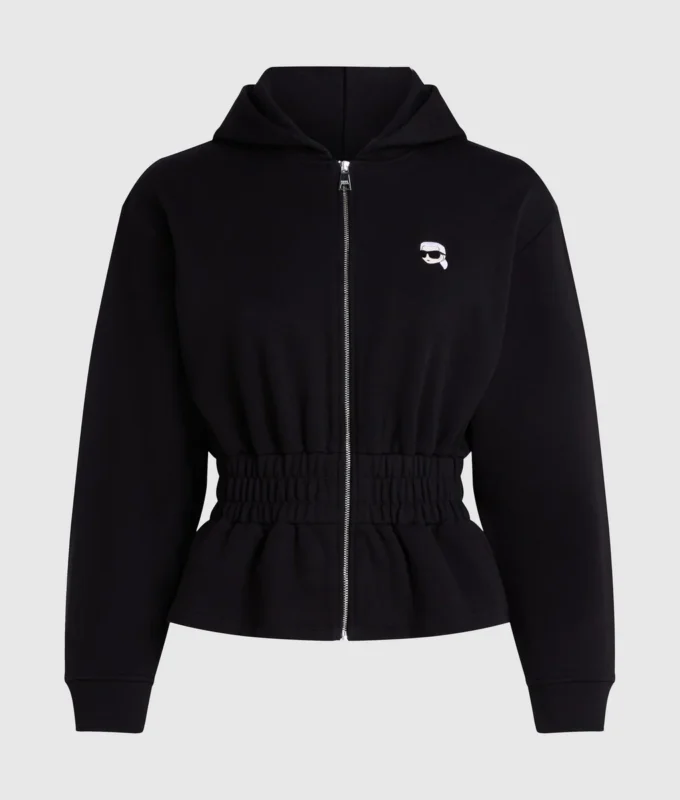 Sudadera con capucha y cremallera ajustada Ikon