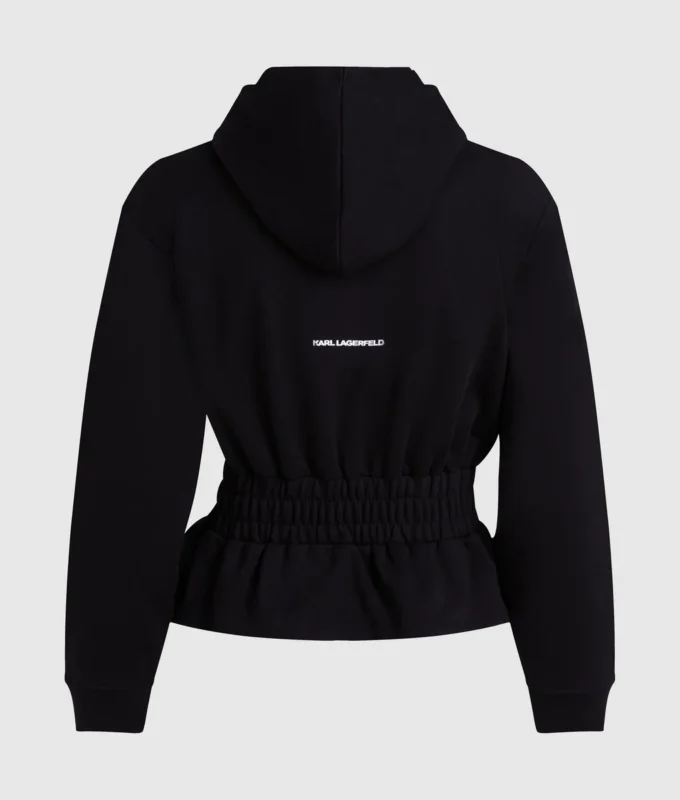 Sudadera con capucha y cremallera ajustada Ikon