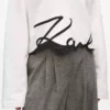 Sudadera con capucha y dobladillo Signature