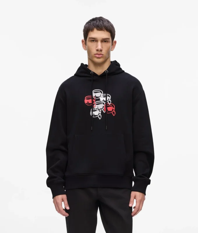 Sudadera con capucha y estampado Ikon