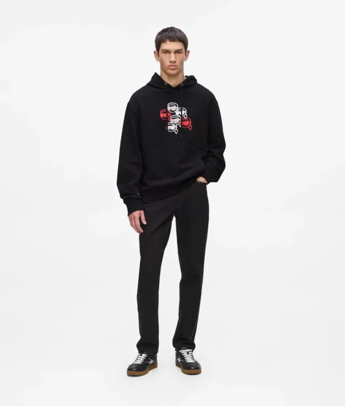 Sudadera con capucha y estampado Ikon